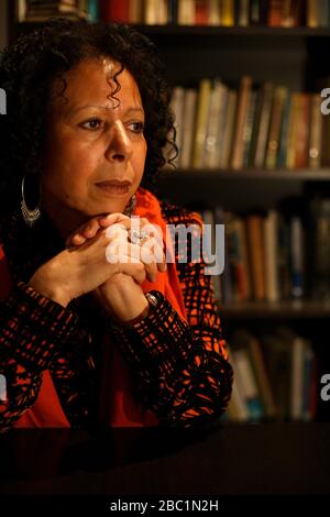 Malika Mokeddem (Kenadsa, Algeria; October 5, 1949) is an Algerian writer Stock Photo