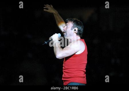 Queen performing at the Spectrum in Philadelphia on March 14, 2006.  Credit: Scott Weiner/MediaPunch Stock Photo