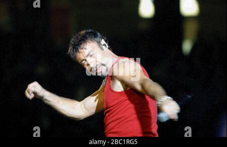 Queen performing at the Spectrum in Philadelphia on March 14, 2006.  Credit: Scott Weiner/MediaPunch Stock Photo