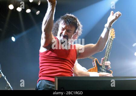 Queen performing at the Spectrum in Philadelphia on March 14, 2006.  Credit: Scott Weiner/MediaPunch Stock Photo