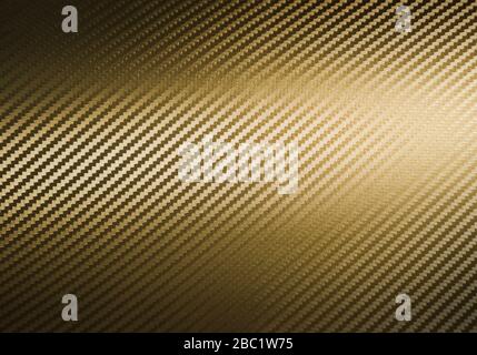 Gold carbon fiber texture Stock Photo
