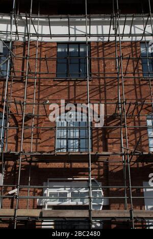 Victorian Warehouse Refurbishment at Stanley House Studios, Stanley Gardens, East Acton, Shepherds Bush, London, W3 Stock Photo