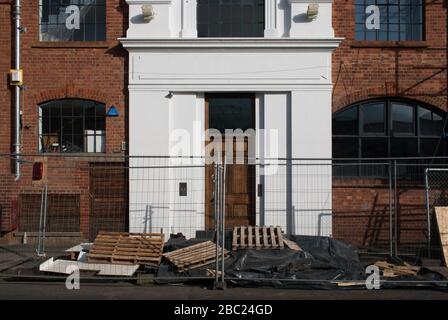 Victorian Warehouse Refurbishment at Stanley House Studios, Stanley Gardens, East Acton, Shepherds Bush, London, W3 Stock Photo