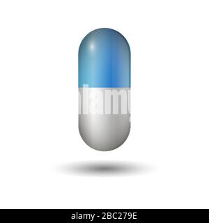 Virus pills tablets medical help icon vector Stock Vector