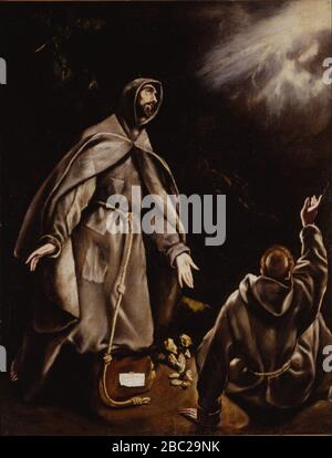 Greco, El and workshop - Saint Francis in Ecstasy Stock Photo