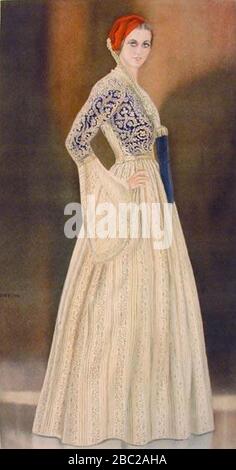 Greek Gala Dress Costume. Stock Photo