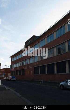 Brick Warehouse Magenta Self Storage, 54-58 Stanley Gardens, East Acton, London, W3 Stock Photo