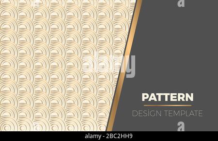Luxury Premium Abstract Gold Background Template. Patterns for wallpapers, pattern fills, web backgrounds, birthday and wedding cards. Black and gold Stock Vector