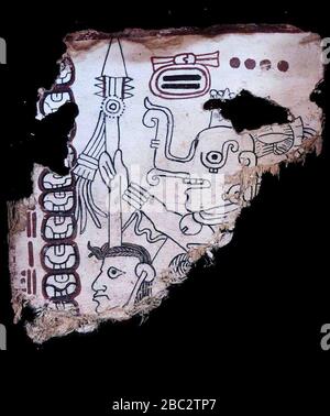 Grolier Codex, page 6 Stock Photo - Alamy