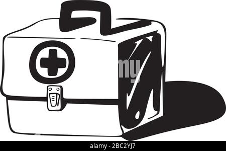 first aid kit Stock Vector
