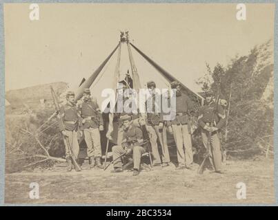 Group, 22d New York State Militia near Harpers Ferry, Va., 1861 i.e ...