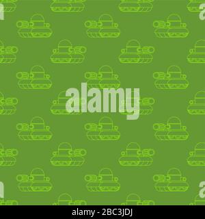 Tank background. 23 February. Defenders of Fatherland Day. Pattern holiday in Russia Stock Vector