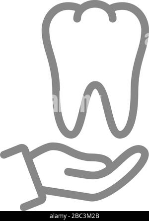 Tooth icon, take care of your teeth, Dental concept Stock Vector Image ...
