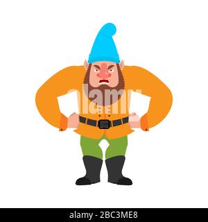 Angry Cartoon Pequeno Troll. Ilustração Vetorial De Um Pequeno Monstro  Assustador Royalty Free SVG, Cliparts, Vetores, e Ilustrações Stock. Image  104064128