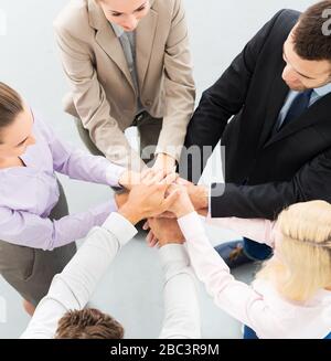 Business people working together Stock Photo