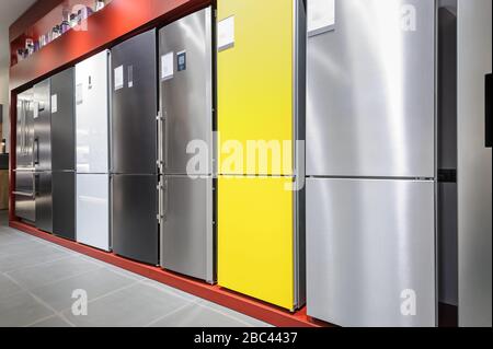 Premium home appliance store interior Stock Photo
