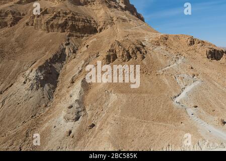 Masada National Park at Southern Israel, during winter Stock Photo