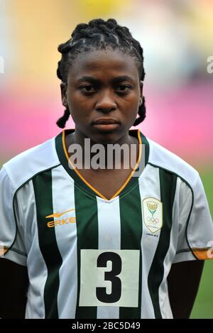 South Africa's Nothando Vilakazi during the Sweden v South Africa Womens Football, First Round, Group F match at the City of Coventry Stadium, Coventry. Stock Photo