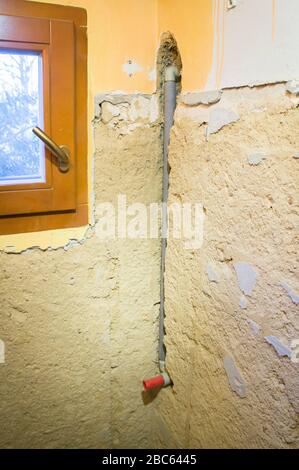 construction site, family house, bathroom, reconstruction, renovation, on April 1st, 2020. (CTK Photo/Libor Sojka) Stock Photo