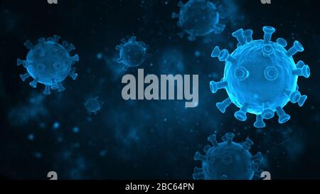 novel coronavirus covid-19 background Stock Photo