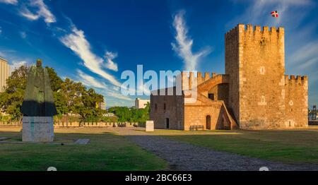 Fortaleza Ozama or Ozama Fortress in Santo Domingo, Dominican Republic Stock Photo