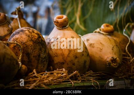 mix of artisanal cheese close up view Stock Photo