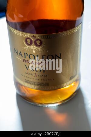 Bottle of Mandarine Napoleon liqueur Stock Photo - Alamy