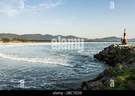 Barra da Lagoa Beach. Florianopolis, Santa Catarina, Brazil. Stock Photo