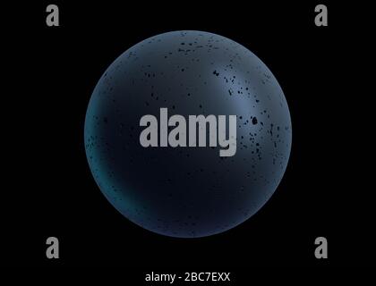 Abstract 3d rendering, futuristic sphere, geometric shape, modern background design Stock Photo