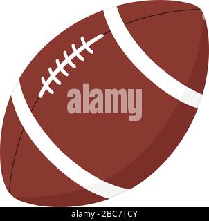 Rugby football ball icon vector illustration isolated Stock Vector