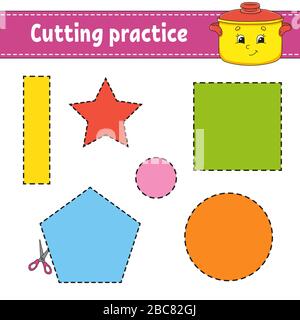 https://l450v.alamy.com/450v/2bc82gj/cutting-practice-for-kids-education-developing-worksheet-activity-page-with-pictures-color-game-for-children-isolated-vector-illustration-funny-c-2bc82gj.jpg