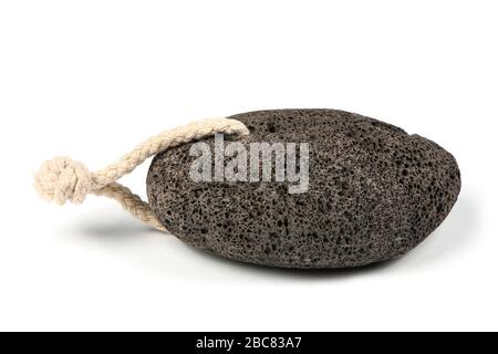 Pumice stone for spa isolated on a white background. High resolution photo. Full depth of field. Stock Photo