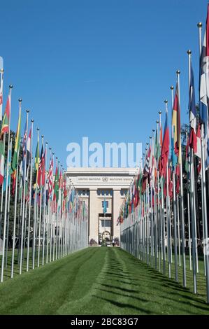 United Nations, Geneva, Switzerland. Stock Photo