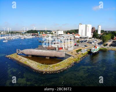 Burgstaaken ist ein kleiner Ort mit kombiniertem Kommunal- und Yachthafen auf der Ostseeinsel Fehmarn. Schleswig-Holstein, Deutschland Stock Photo