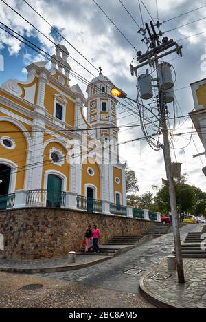 Cathedral, historic city centre, Ciudad Bolivar, Venezuela, South America, America Stock Photo