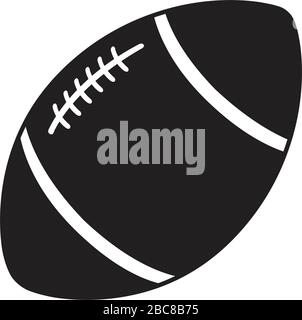 Rugby and football ball isolated on a white Stock Vector