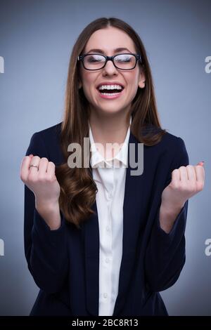 Young business woman Stock Photo