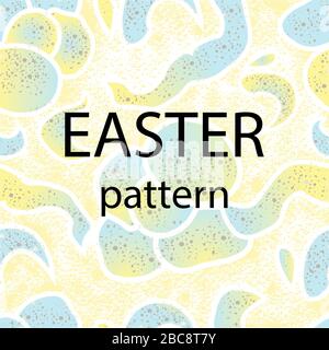 Easter vector seamless texture. Abstract tender pattern Stock Vector