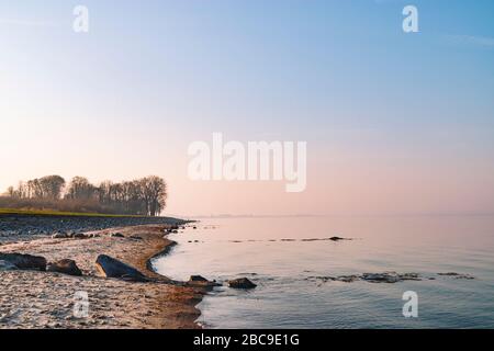 Beach, Maasholm Bad, Baltic Sea, Stock Photo