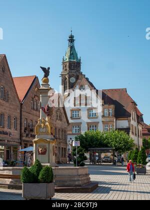 Roth, Franconia, Bavaria, Germany Stock Photo