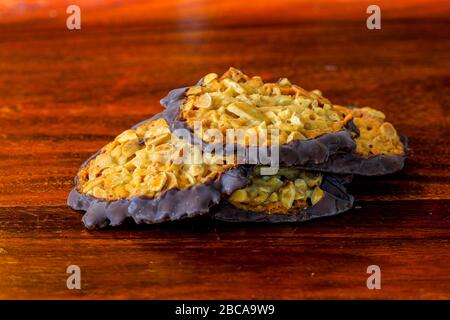 Florentine Biscuits on a table Stock Photo