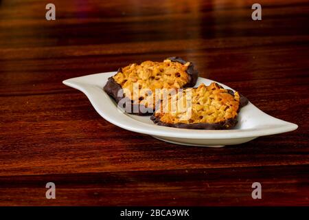 Florentine Biscuits on a table Stock Photo