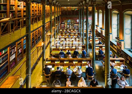Sweden, Stockholm, Royal Library, historic interior, Stock Photo