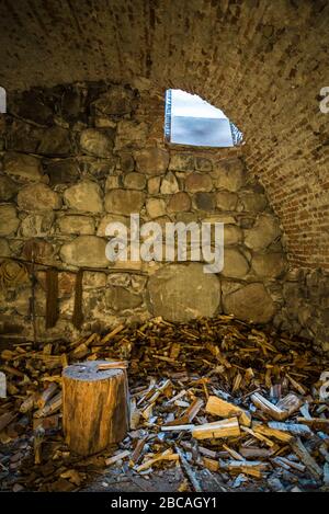 Sweden, Stockholm, Gamla Stan, Old Town, Royal Palace, Tre Kronor Museum, Royal Palace Museum, interior detail Stock Photo