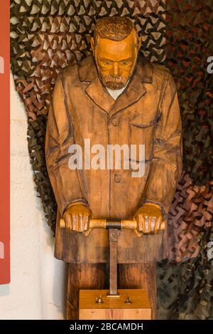 Swedish inventor of dynamite, Alfred Nobel (1833–1896), c 1883 ...