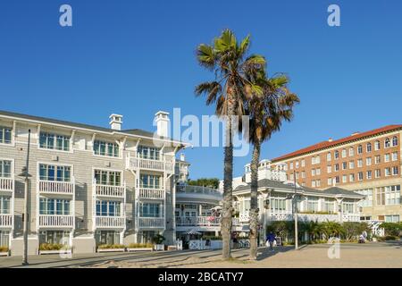 Shutters on the Beach, Elegant hotel on Santa Monica Beach. California, USA. July 13th, 2019 Stock Photo