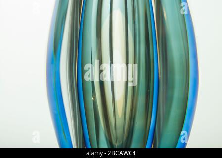 Sweden, Southeast Sweden, Glasriket, Kingdom of Glass area, Vaxjo, display of locally produced glassware Stock Photo