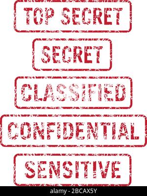 Top secret classified Stock Vector Image & Art - Alamy