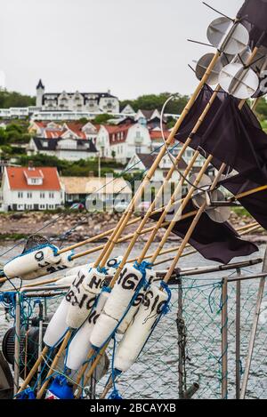 Sweden, Scania, Molle, town view from the port Stock Photo