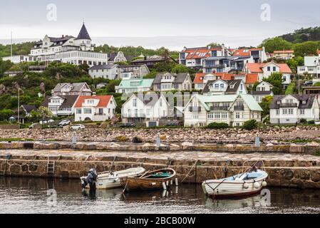 Sweden, Scania, Molle, town view from the port Stock Photo